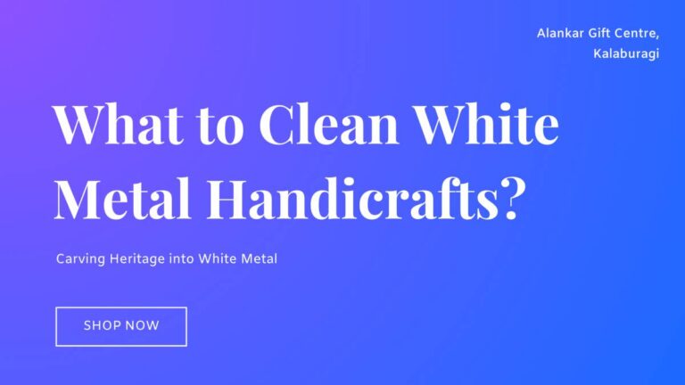 Clean White Metal Handicrafts